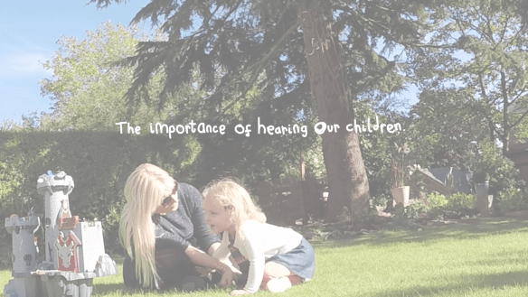 The importance of hearing our children